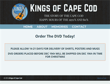 Tablet Screenshot of kingsofcapecod.com
